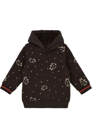 QS by s.Oliver Kapuzensweatshirt mit Allover-Print, Babys