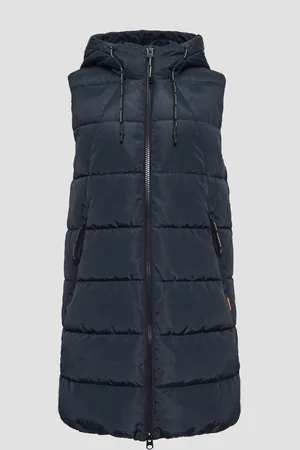 QS by s.Oliver Gesteppte Outdoor-Weste mit Kapuze, Damen