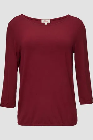 QS by s.Oliver Shirt mit All-over-Print aus Viskosestretch, Damen