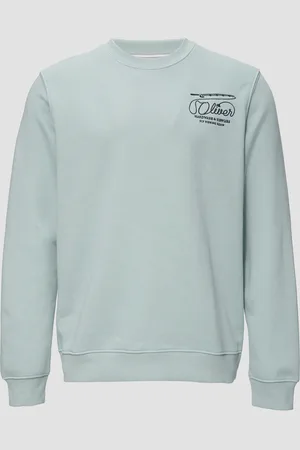QS by s.Oliver Sweatshirt mit Stickerei aus weichem Baumwollmix, Herren