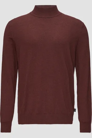 QS by s.Oliver Softer Turtleneckpullover aus Baumwoll-Merino-Mix, Herren