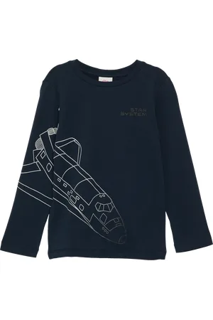 QS by s.Oliver Langarmshirt mit Frontprint, Kinder