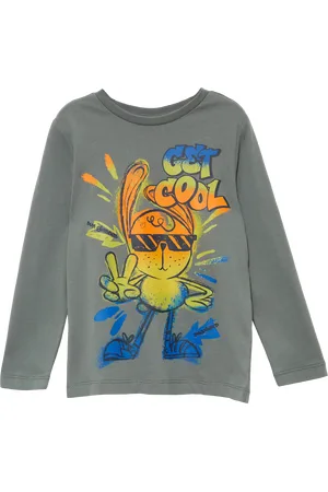 QS by s.Oliver Longsleeve mit Frontprint, Kinder