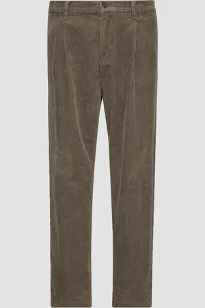 QS by s.Oliver Cord-Chino aus Baumwollstretch mit Bundfalten, Herren