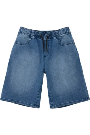 QS by s.Oliver Relaxed: Denim-Bermuda mit Tunnelzug, Jungen