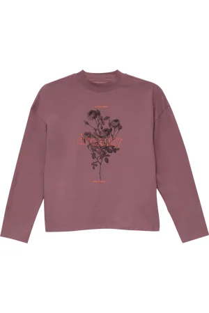 QS by s.Oliver Langarmshirt mit gummiertem Neon-Print, Mädchen
