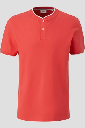 QS by s.Oliver Poloshirt mit Henleyausschnitt, Herren