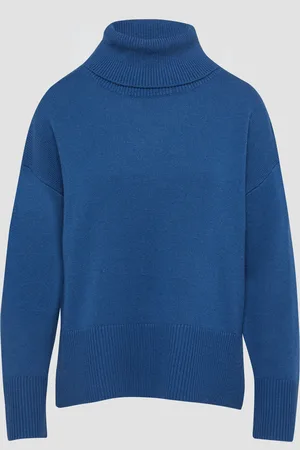 QS by s.Oliver Lockerer Rollkragenpullover aus Kaschmirmix, Damen