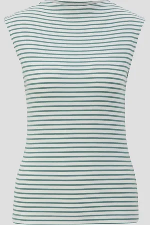 QS by s.Oliver Ärmelloses Top aus Baumwollstretch, Damen