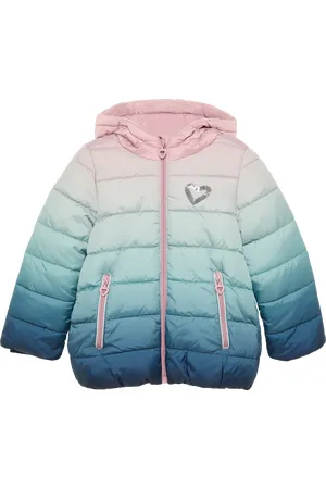 QS by s.Oliver Steppjacke mit Pailletten-Applikation und Fleecefutter, Kinder
