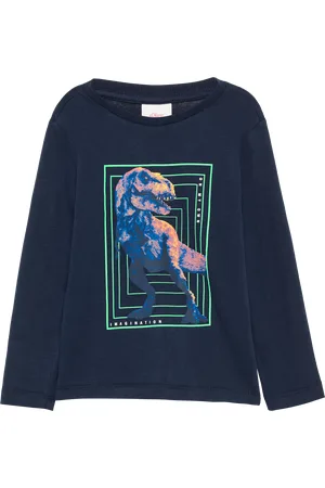 QS by s.Oliver Longsleeve mit Dino-Print, Kinder