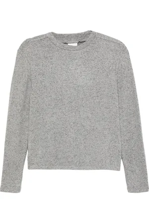 QS by s.Oliver Weiches Longsleeve aus Viskosemix im O-Shape, Mädchen