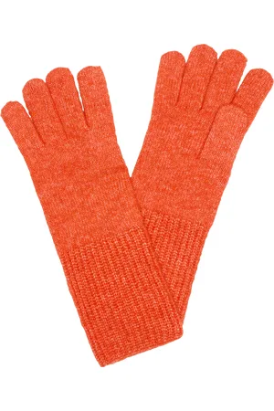 QS by s.Oliver Gestrickte Handschuhe aus Wollmix, Damen