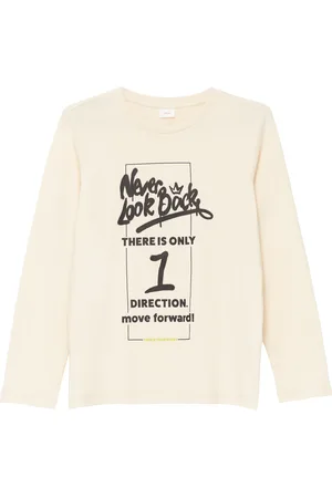QS by s.Oliver Langarmshirt mit Schriftprint, Jungen