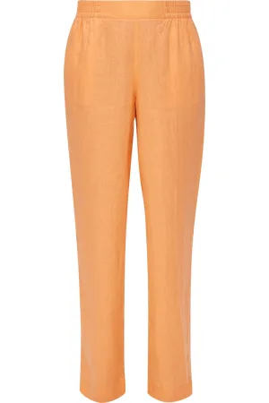 QS by s.Oliver Loose: Joggpants aus Leinen, Damen