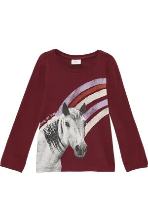 QS by s.Oliver Weiches Langarmshirt mit Fotoprint, Kinder