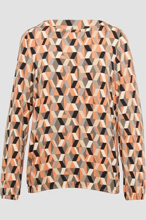 QS by s.Oliver O-Shape-Shirt aus Viskosemix, Damen