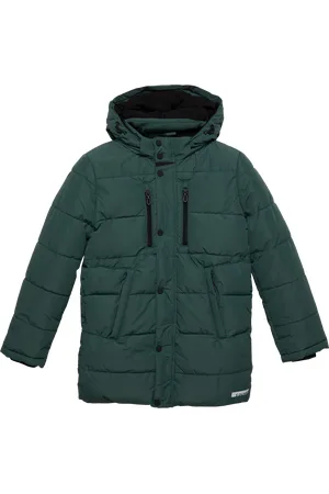 QS by s.Oliver Steppmantel mit abnehmbarer Kapuze und Fleecefutter, Jungen