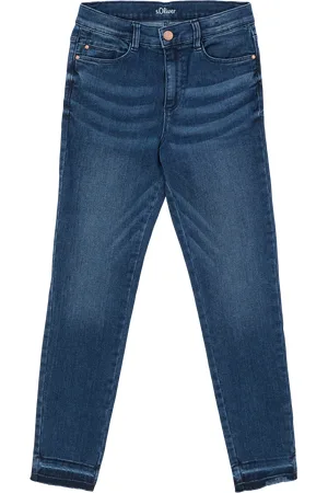 QS by s.Oliver Ankle Jeans Suri / Regular Fit / Mid Rise / Slim Leg, Mädchen