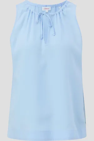 QS by s.Oliver Blusenshirt aus Viskose mit All-over-Print, Damen