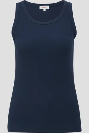 QS by s.Oliver Elastisches Tanktop im Slim Fit, Damen