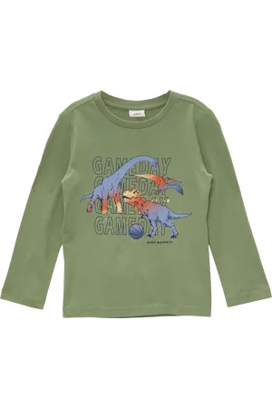 QS by s.Oliver Langarmshirt aus Baumwolljersey mit Frontprint, Kinder