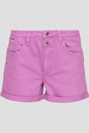 QS by s.Oliver Jeans-Short Abby / Mid Rise / Slim Leg / Ziertaschen, Damen