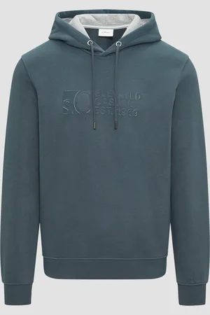 QS by s.Oliver Hoodie mit Logo-Print, Herren