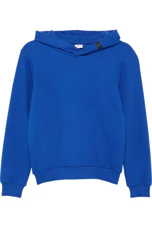 QS by s.Oliver Strukturiertes Kapuzensweatshirt mit Print-Detail, Jungen