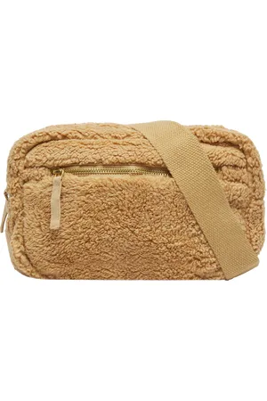 QS by s.Oliver Crossbody-Bag aus Teddyplüsch, Damen
