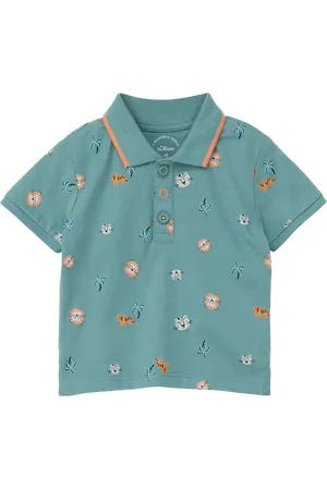 QS by s.Oliver Poloshirt mit All-over-Print, Babys