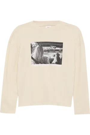 QS by s.Oliver Longsleeve mit Fotoprint im Relaxed Fit, Mädchen