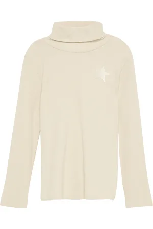 QS by s.Oliver Schmales Rollkragen-Shirt mit Stickerei, Kinder