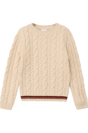 QS by s.Oliver Strickpullover mit Zopfmuster, Kinder