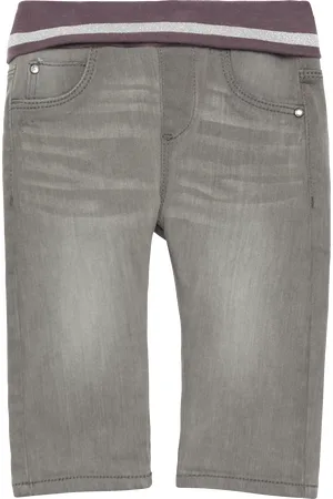 QS by s.Oliver Wärmende Jeans mit Glitzer-Umschlagbund, Babys