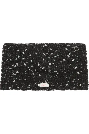 QS by s.Oliver Bouclé-Stirnband mit Knotendetail, Damen