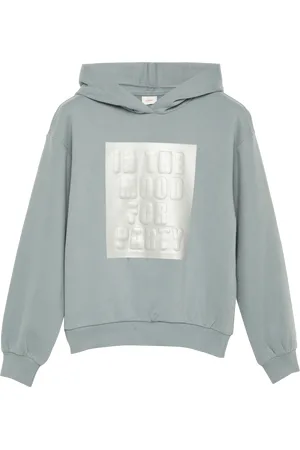 QS by s.Oliver Wärmender Hoodie mit Metallic-Print, Mädchen