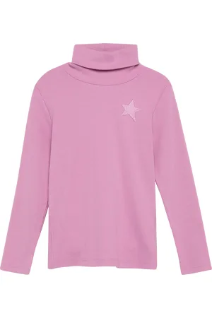 QS by s.Oliver Schmales Rollkragen-Shirt mit Stickerei, Kinder