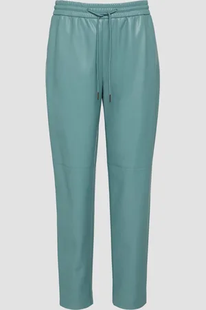 QS by s.Oliver Relaxed Jogpants aus Lederimitat, Damen