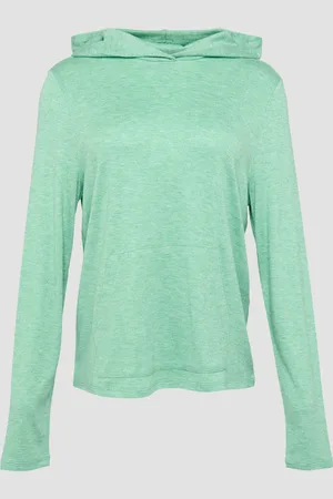 QS by s.Oliver Leichter Hoodie aus Viskose-Jersey, Damen
