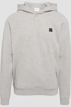 QS by s.Oliver Hoodie mit Waffelstruktur und Logo-Detail, Herren
