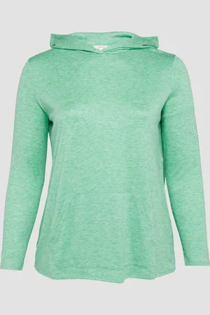 QS by s.Oliver Leichter Hoodie aus Viskose-Jersey, Damen