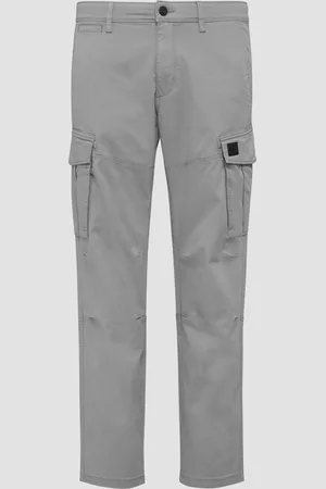 QS by s.Oliver Phoenix: Cargohose mit Garment Dye und Straight Leg, Herren