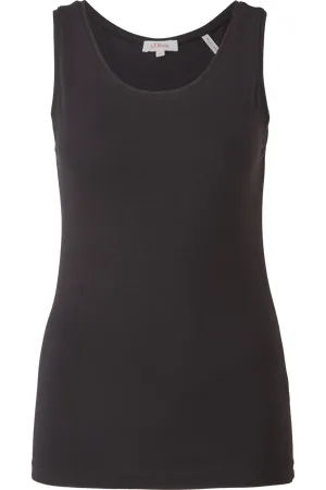 QS by s.Oliver Basic Top aus Jersey, Damen