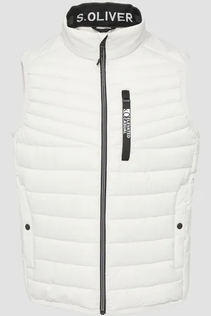 QS by s.Oliver Sportive Steppweste mit Kontrastdetails, Herren