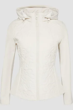 QS by s.Oliver Materialmix-Jacke mit Steppmuster im Slim Fit, Damen