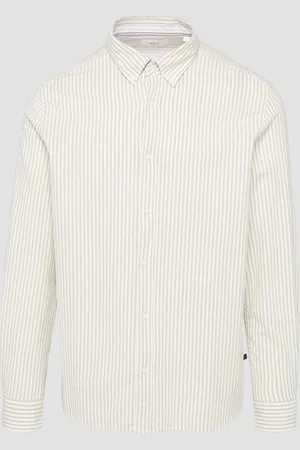 QS by s.Oliver Regular Fit: Gestreiftes Oxford-Hemd, Herren