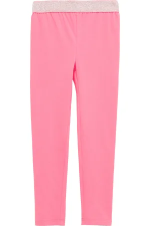 QS by s.Oliver Leggings aus Baumwollstretch mit Glitzerbund, Kinder