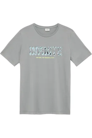 QS by s.Oliver Jersey-T-Shirt mit 3D-Print, Jungen