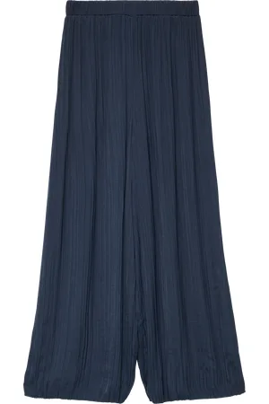 QS by s.Oliver Plissierte Wide-Leg-Hose mit hohem Bund, Mädchen